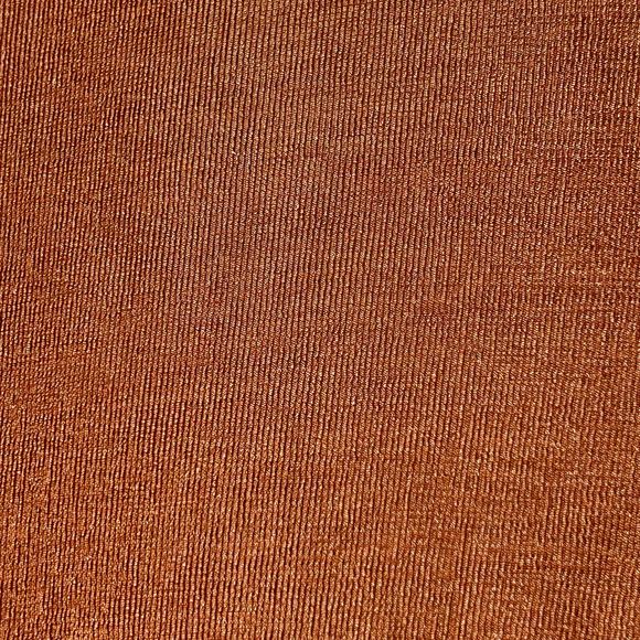 Isalis Dress Midi Button Down Front Split Back Long Sleeve V Neck Ruched Size S - Picture 10 of 11